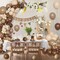 Brown Balloon Arch Kit 138 Pcs Neutral Balloon Arch Garland Kit Include Brown Beige Nude Tan Balloons for Baby Shower Gender Reveal Wedding Birthday Party Decoration (Brown and Beige)